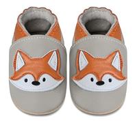 IceUnicorn Chaussons d'éveil, pour bébé, garçon et fille, en cuir souple, 6-12 mois