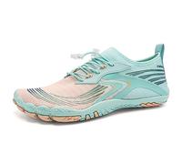 IceUnicorn Chaussures Aquatiques Homme Chaussures de Trail Running Femme Chaussures Minimalistes FitnessGym Randonnée Barefoot Shoes(Vert Lune, 37EU)
