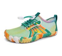 IceUnicorn Chaussures Pieds Nus Aquatique Enfant Garçons Fille Chaussures de Trail Respirantes Chaussure Plage Minimalistes(Jaune Vert,26EU)