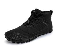 IceUnicorn Chaussures Pieds Nus d'hiver, Chaussures Pieds Nus pour Femmes, Chaussures Pieds Nus pour Hommes, Chaussures d'hiver Confortables avec Doublure, Bottes d'hiver,Minimalisme(Noir 43EU)