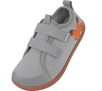 IceUnicorn Enfant Barefoot Chaussures de Garçons Filles Minimalistes de Trail Basket Légères Antidérapantes Respirantes Zero Drop(Gris Clair, 25 EU Large)