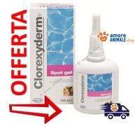 Icf Clorexyderm Spot Gel 100 Ml - Désinfectant En Gel Pour Chiens Et Chats