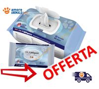 ICF Lingettes nettoyantes pour chien et chat – Assainissantes et hydratantes – 40 lingettes