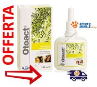 Icf Otoact Lumière 100 ML - Détergent Écouteur pour Dog Et Chat Cérumen Oreilles