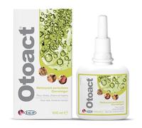 ICF Otoact | Nettoyant Oreille Chien, Chat et Lapin | Elimine Le Cérumen et Les Mauvaises Odeurs | Flacon Compte-Gouttes | 100ml