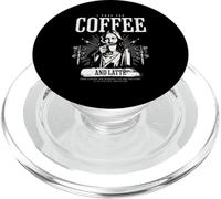 « Ich bete für Kaffee » - Inscription « Coffee Kirche » PopSockets PopGrip pour MagSafe
