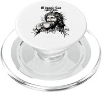 « Ich bete für Kaffee » - Inscription « Coffee Kirche » PopSockets PopGrip pour MagSafe