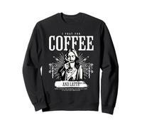 « Ich bete für Kaffee » - Inscription « Coffee Kirche » Sweatshirt