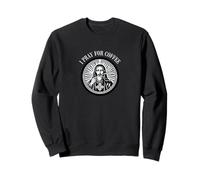 « Ich bete für Kaffee » - Inscription « Coffee Kirche » Sweatshirt