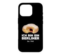 Ich Bin EIN Berliner Speech Jelly Donut Wall Cold War Coffee Coque pour iPhone 16 Pro