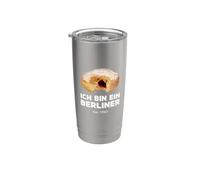 Ich Bin Ein Berliner Speech Jelly Donut Wall Cold War Coffee Gobelet isotherme en acier inoxydable double paroi
