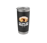 Ich Bin Ein Berliner Speech Jelly Donut Wall Cold War Coffee Gobelet isotherme en acier inoxydable double paroi