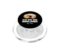 Ich Bin EIN Berliner Speech Jelly Donut Wall Cold War Coffee PopSockets PopGrip pour MagSafe