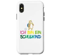 Ich Bin EIN Schulkind Ours Premier Jour d'école garçon Fille Coque pour iPhone X/XS