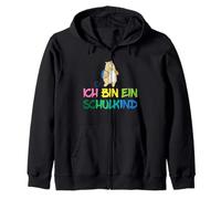 Ich Bin EIN Schulkind Ours Premier Jour d'école garçon Fille Sweat à Capuche