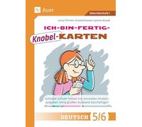 Ich-bin-fertig-Knobelkarten Deutsch Klassen 5-6: Schnelle Schüler*innen mit sinnvollen Knobelaufgaben ohne großen Aufwand beschäftigen
