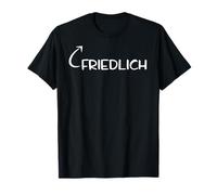 Ich Bin Friedlich Lustig Frieden Charakter T-Shirt