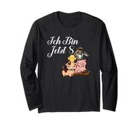 Ich Bin Jetzt 8 Fermier Animaux Mignons Ferme Anniversaire Manche Longue