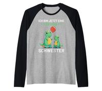 Ich Bin Jetzt Eine Große Schwester Dinosaures Dinosaure Manche Raglan