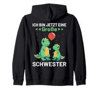Ich Bin Jetzt Eine Große Schwester Dinosaures Dinosaure Sweat à Capuche