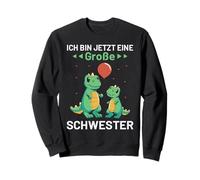 Ich Bin Jetzt Eine Große Schwester Dinosaures Dinosaure Sweatshirt