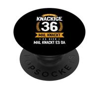 Ich Bin Knackige 36 Mal Knackt ES Hier Mal Knackt ES Da PopSockets PopGrip Adhésif