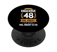 Ich Bin Knackige 48 Mal Knackt ES Hier Mal Knackt ES Da PopSockets PopGrip Adhésif