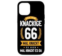 Ich Bin Knackige 66 Mal Knackt ES Hier Mal Knackt ES Da Coque pour iPhone 12/12 Pro