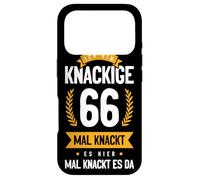 Ich Bin Knackige 66 Mal Knackt ES Hier Mal Knackt ES Da Coque pour iPhone 17 Pro