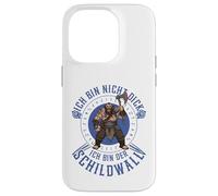 Ich Bin Nicht Dick Ich Bin Der Schildwall Design Viking Coque pour iPhone 14 Pro