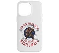 Ich Bin Nicht Dick Ich Bin Der Schildwall Design Viking Coque pour iPhone 14 Pro Max