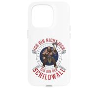 Ich Bin Nicht Dick Ich Bin Der Schildwall Design Viking Coque pour iPhone 15 Pro