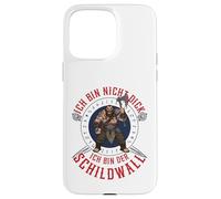 Ich Bin Nicht Dick Ich Bin Der Schildwall Design Viking Coque pour iPhone 15 Pro Max