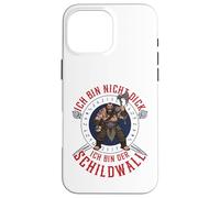 Ich Bin Nicht Dick Ich Bin Der Schildwall Design Viking Coque pour iPhone 16 Pro Max