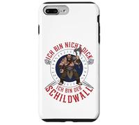 Ich Bin Nicht Dick Ich Bin Der Schildwall Design Viking Coque pour iPhone 7 Plus/8 Plus