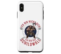 Ich Bin Nicht Dick Ich Bin Der Schildwall Design Viking Coque pour iPhone XS Max