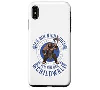 Ich Bin Nicht Dick Ich Bin Der Schildwall Design Viking Coque pour iPhone XS Max
