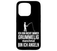 Ich Bin Nicht Immer grummelig manchmal Bin ich Angeln Coque pour iPhone 15 Pro