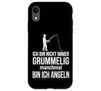Ich Bin Nicht Immer grummelig manchmal Bin ich Angeln Coque pour iPhone XR
