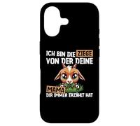 Ich Bin Ziege Von Der Deine Mama Dir Immer Erzählt Chèvre Coque pour iPhone 17