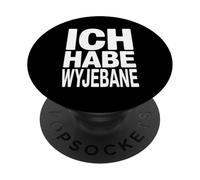 « Ich habe Wyjebane Polonischer Slang & Humorvoller Spruch » PopSockets PopGrip Adhésif