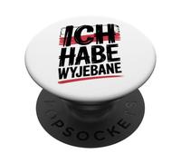 « Ich habe Wyjebane Polonischer Slang & Humorvoller Spruch » PopSockets PopGrip Adhésif