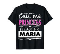 Ich heiße Maria T-Shirt Princesse Maria Idée Cadeau T-Shirt
