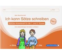 Ich Kann Sätze Schreiben Teil 1 Mein Sternchenheft Für Die 1. Und 2. Klasse