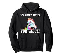 Ich Kotze Gleich Vor Glück - Licorne Sweat à Capuche