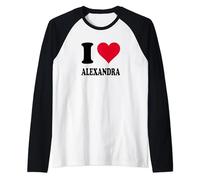 « Ich Liebe Alexandra » Manche Raglan