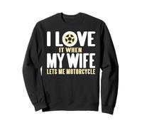 Ich Liebe ES Wenn Meine Frau Mich Motorradfahren Lässt Sweatshirt
