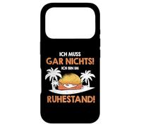 Ich Muss Gar Nichts ich Bin im Ruhestand Pension Coque pour iPhone 17 Pro