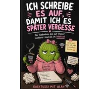 Ich schreibe es auf, damit ich es später vergesse: Für Gedanken die auf Papier sicherer sind als im Internet