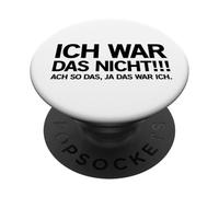 Ich War Das Nicht (Dicton Allemand Amusant) PopSockets PopGrip Adhésif